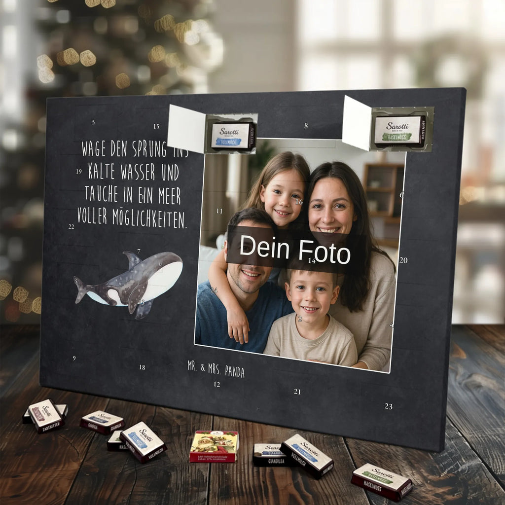 Personalisierter Schoko Foto Adventskalender Orca Personalisierter Schoko Foto Adventskalender, Meerestiere, Urlaub, Meer, Büro, Startup, Neustart, Orca, Motivation, Orcas, Selbstliebe, Killerwal, Arbeit, Möglichkeiten, Wal