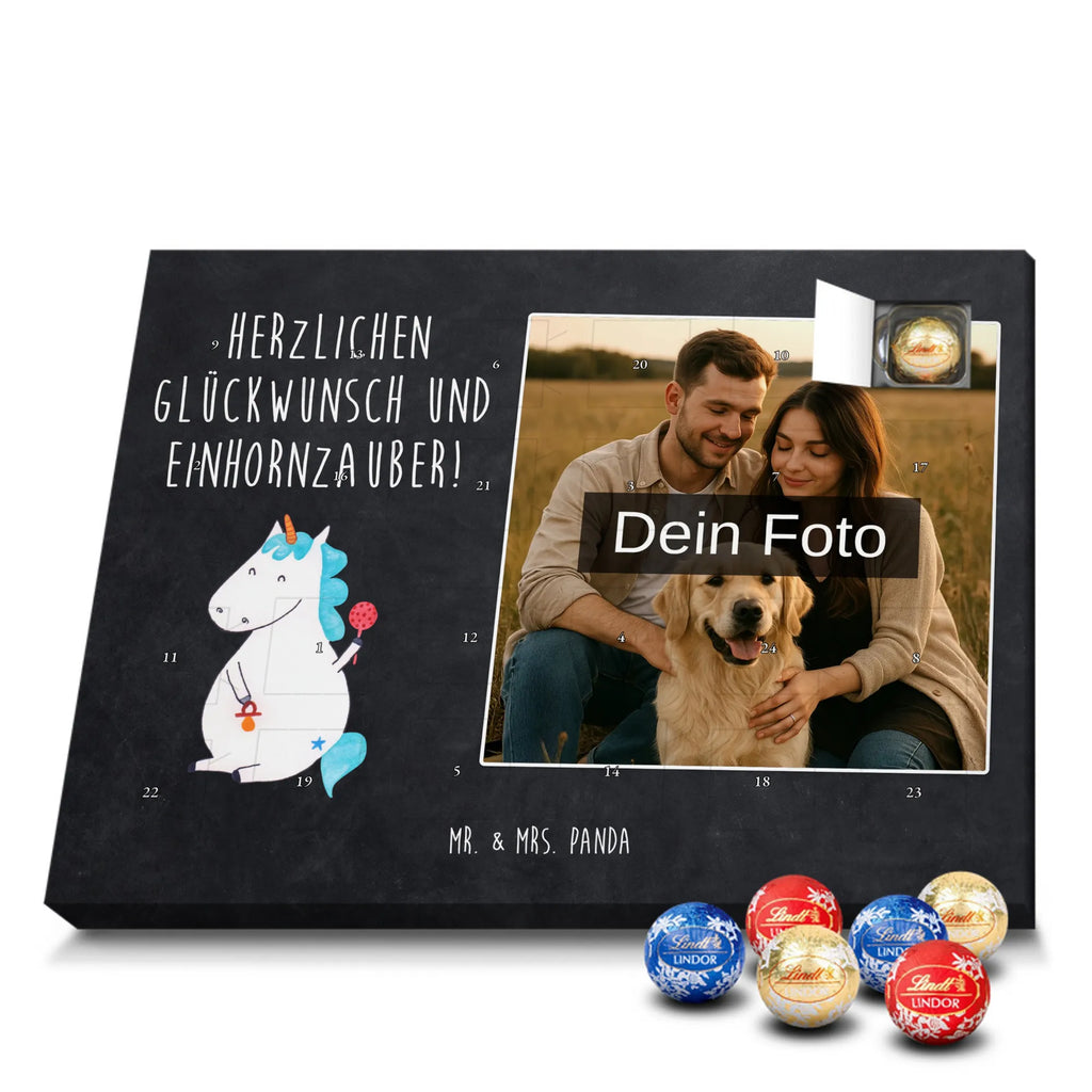 Personalisierter Schoko Foto Adventskalender Einhorn Baby Personalisierter Schoko Foto Adventskalender, Unicorn, Einhorn, Einhörner, Einhorn Deko, Babyglück, Schnuller, Erstes Kind, Mutter, Party, Geburt, Geburtstag, Eltern, Kind, Nachwuchs, Baby