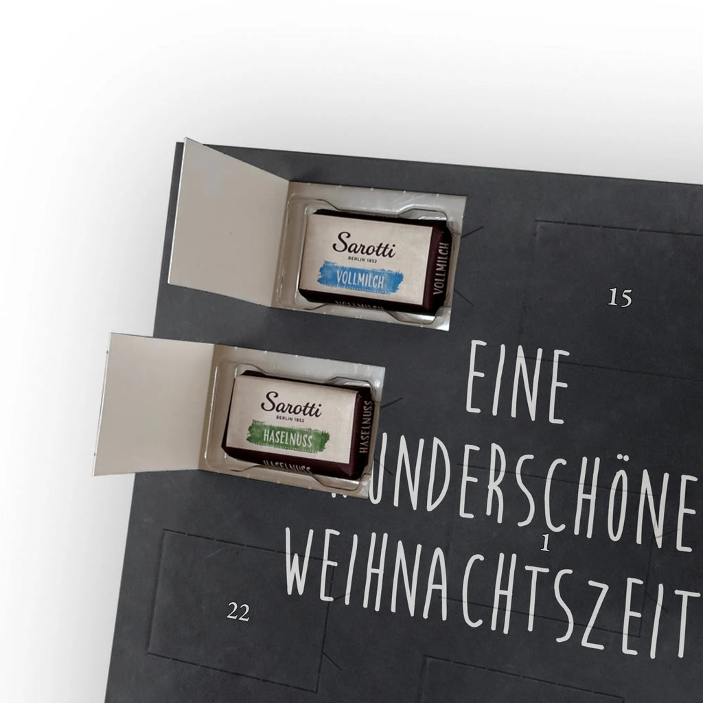  Panda Christmas Time Personalisierter Schoko Foto Adventskalender