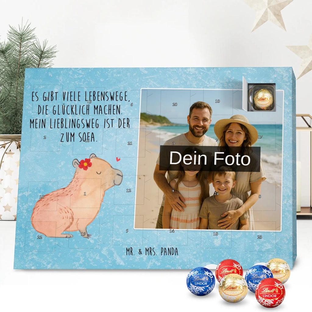 Personalisierter Schoko Foto Adventskalender Capybara Blume Personalisierter Schoko Foto Adventskalender, Gute Laune, Lustige Sprüche, Tiere, Tiermotive, Capybara