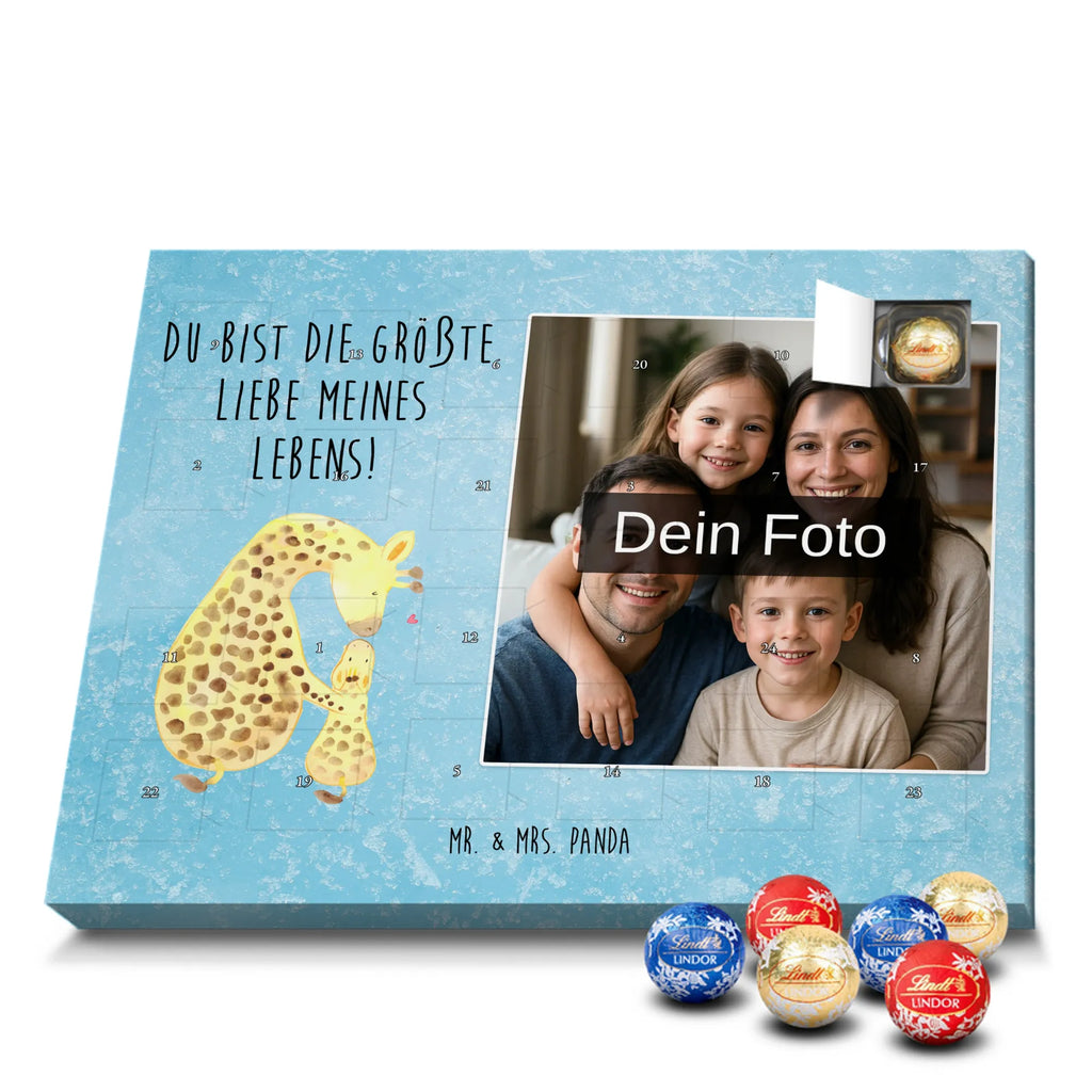 Personalisierter Schoko Foto Adventskalender Giraffe Kind Personalisierter Schoko Foto Adventskalender, Afrika, Wildtiere, Mutter, Sohn, Kind, Lieblingsmensch, Tochter, Giraffe, Mama