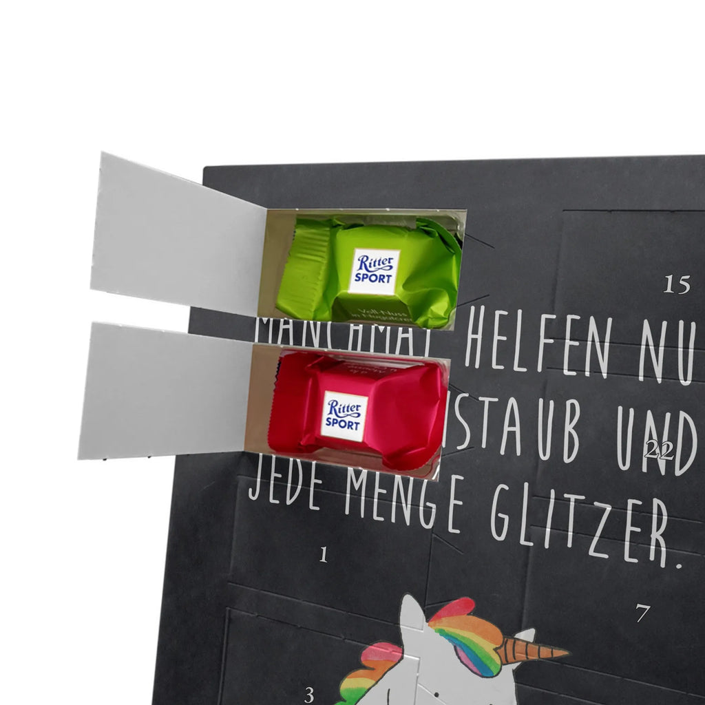  Jednorożec Smutny Personalisierter Schoko Foto Adventskalender, Unicorn, Einhorn, Einhörner, Einhorn Deko, Liebe, Blume, Glitzer, Trösten. Freundschaft, Trauer, Freunde, Grußkarte