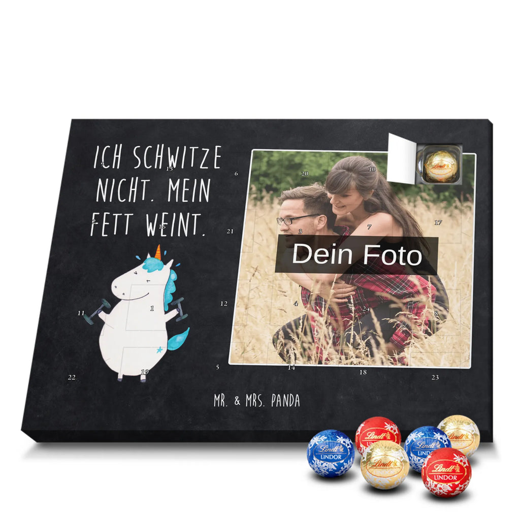 Personalisierter Schoko Foto Adventskalender Einhorn Fitness Personalisierter Schoko Foto Adventskalender, Unicorn, Einhorn, Einhörner, Einhorn Deko, Diät, Gym, Pumpen, Fitnessstudio, Sixpack, Sport, Abnehmen, Geräte, Fitness