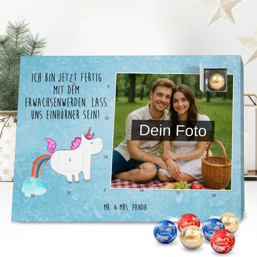 Personalisierter Schoko Foto Adventskalender Einhorn Pupsen Personalisierter Schoko Foto Adventskalender, Unicorn, Einhorn, Einhörner, Einhorn Deko, Regenbogen, Glitzer, Erwachsenwerden, Einhornpower, Pups, Lustig, Spaß, Freundin