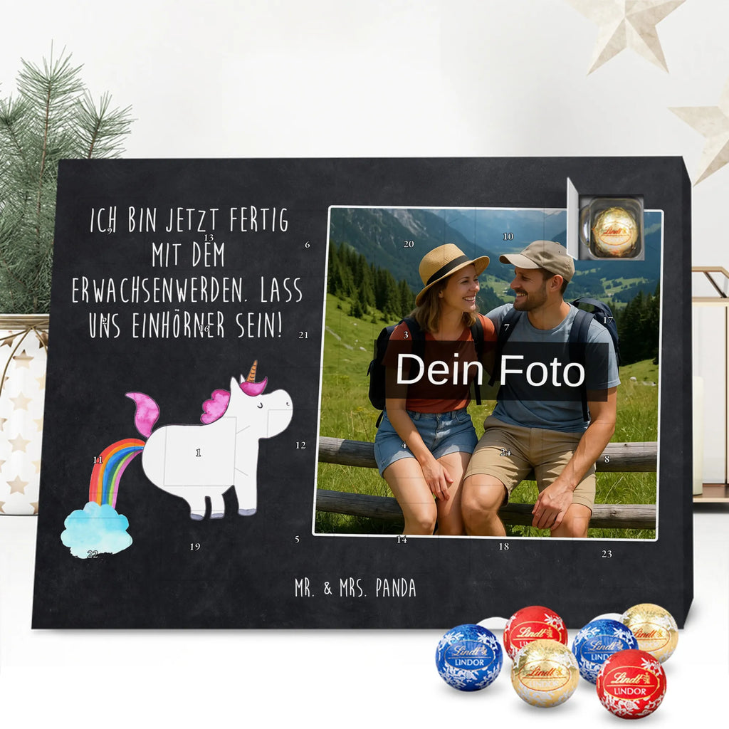 Personalisierter Schoko Foto Adventskalender Einhorn Pupsen Personalisierter Schoko Foto Adventskalender, Unicorn, Einhorn, Einhörner, Einhorn Deko, Regenbogen, Glitzer, Erwachsenwerden, Einhornpower, Pups, Lustig, Spaß, Freundin