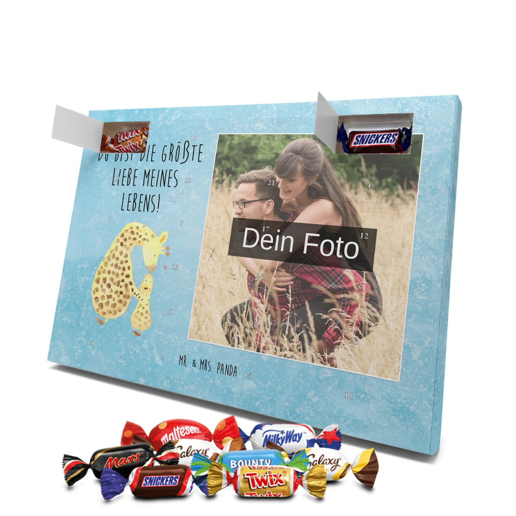 Personalisierter Schoko Foto Adventskalender Giraffe Kind Personalisierter Schoko Foto Adventskalender, Afrika, Wildtiere, Mutter, Sohn, Kind, Lieblingsmensch, Tochter, Giraffe, Mama