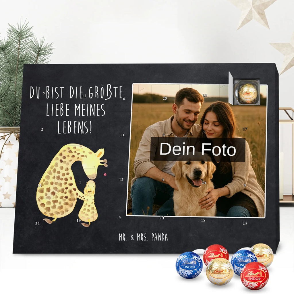 Personalisierter Schoko Foto Adventskalender Giraffe Kind Personalisierter Schoko Foto Adventskalender, Afrika, Wildtiere, Mutter, Sohn, Kind, Lieblingsmensch, Tochter, Giraffe, Mama