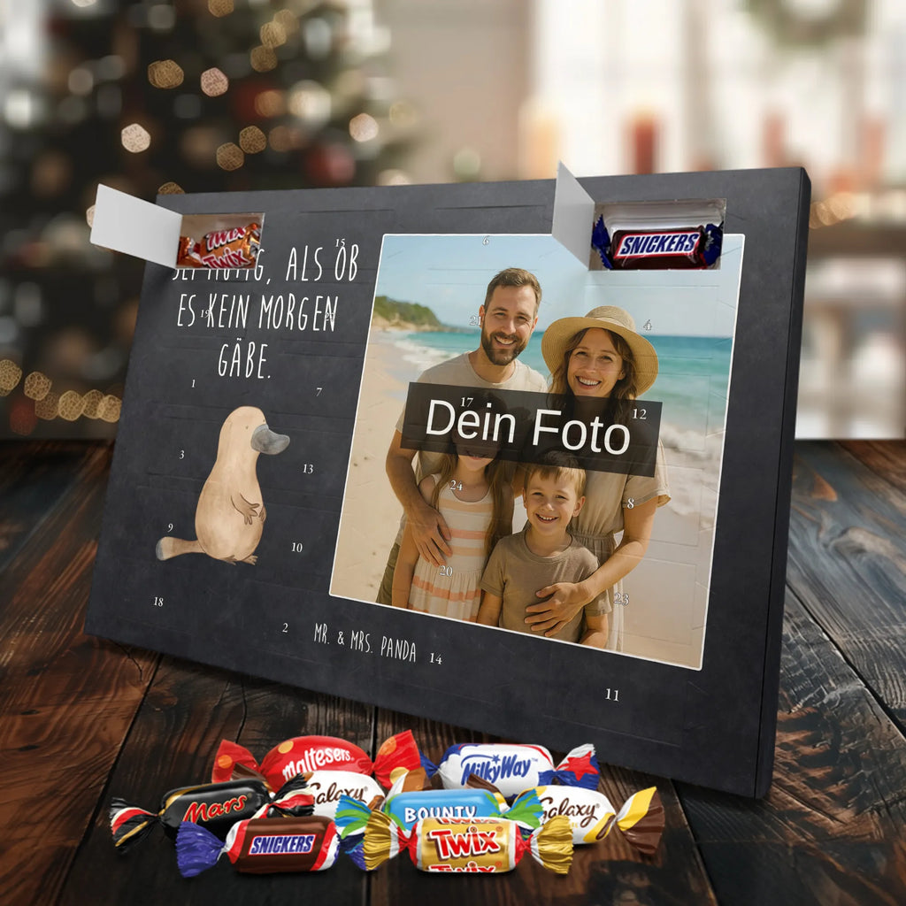 Personalisierter Schoko Foto Adventskalender Schnabeltier Mut Personalisierter Schoko Foto Adventskalender, Meerestiere, Urlaub, Meer, Büro, mutig, Motivation, Mut, Neuanfang, Arbeit, Raodtrip, Neustart, Weltreise, Lebensweisheit, Schnabeltiere, Schnabeltier, Training