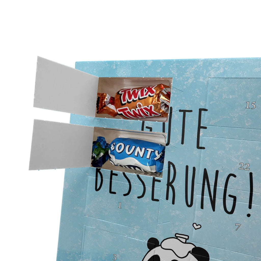  Panda Get well soon Personalisierter Schoko Foto Adventskalender
