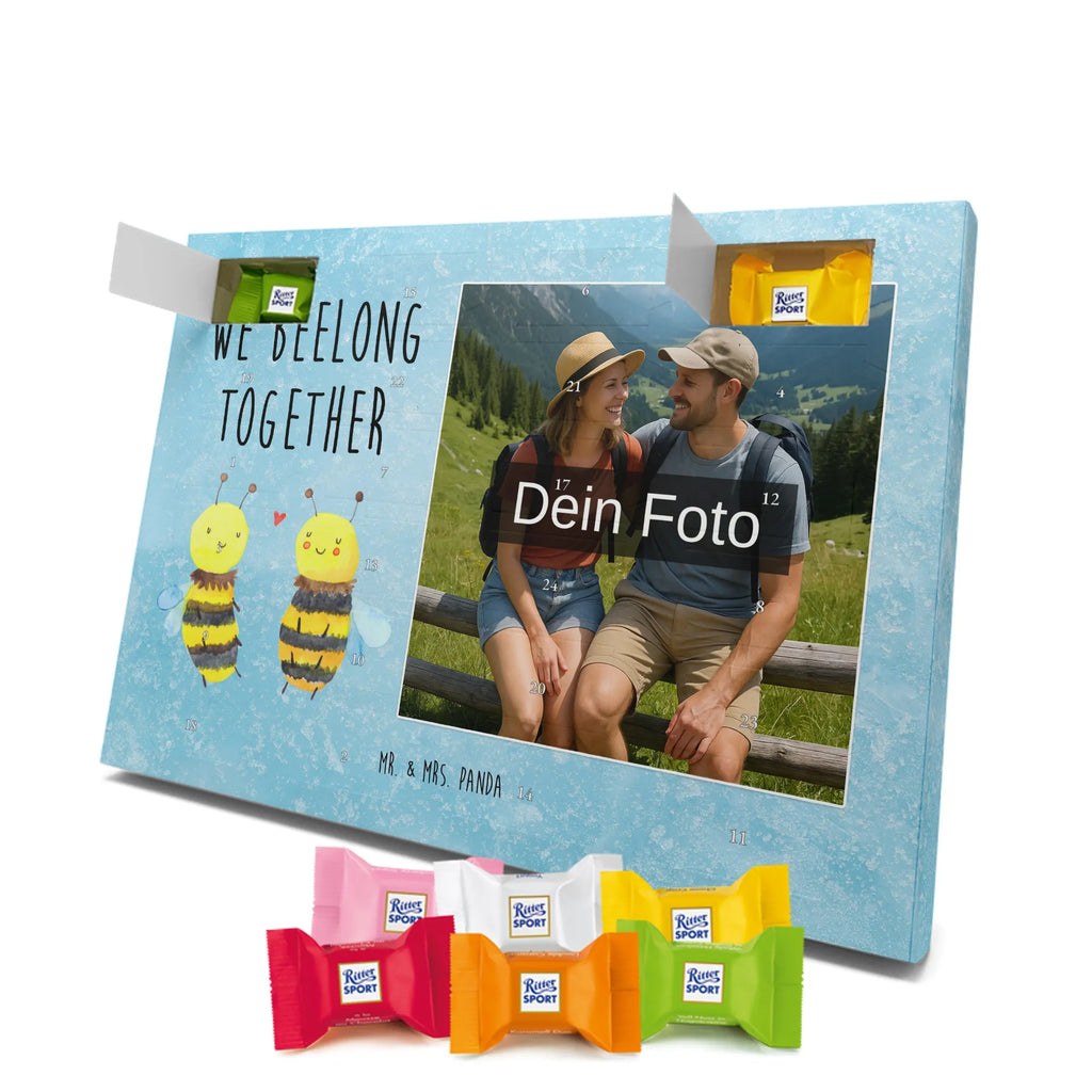Personalisierter Schoko Foto Adventskalender Biene Verliebt Personalisierter Schoko Foto Adventskalender, Hummel, Wespe, Biene