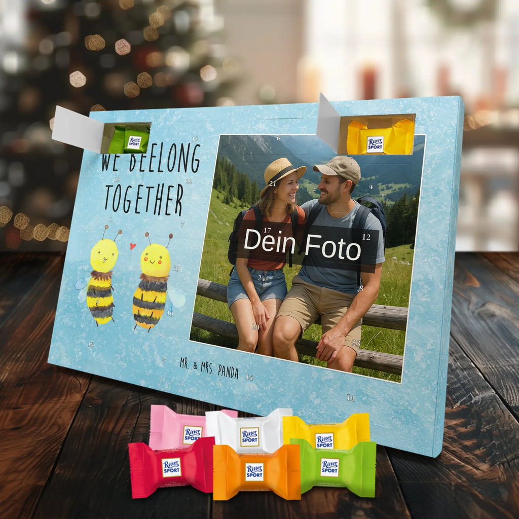 Personalisierter Schoko Foto Adventskalender Biene Verliebt Personalisierter Schoko Foto Adventskalender, Hummel, Wespe, Biene