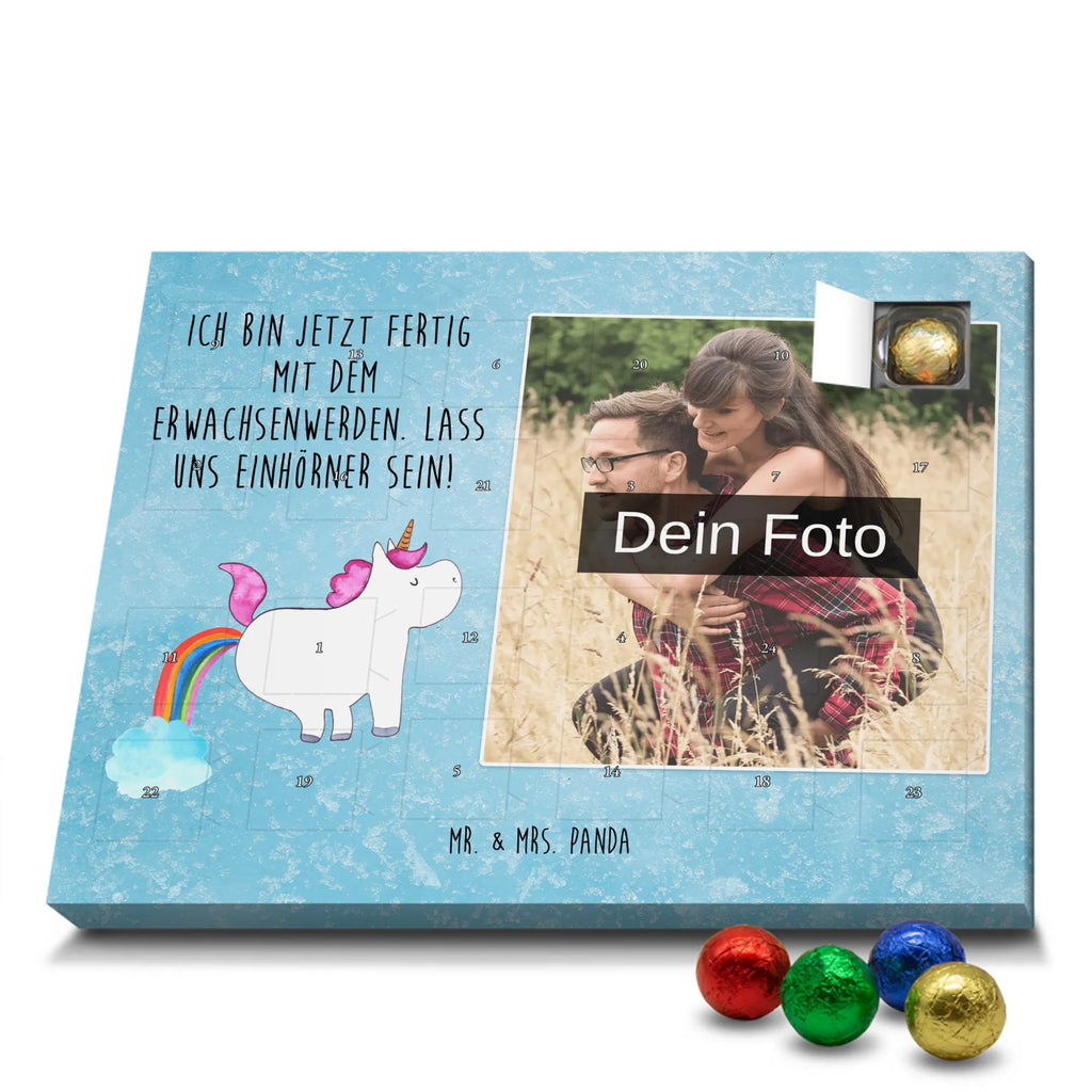 Personalisierter Schoko Foto Adventskalender Einhorn Pupsen Personalisierter Schoko Foto Adventskalender, Unicorn, Einhorn, Einhörner, Einhorn Deko, Regenbogen, Glitzer, Erwachsenwerden, Einhornpower, Pups, Lustig, Spaß, Freundin