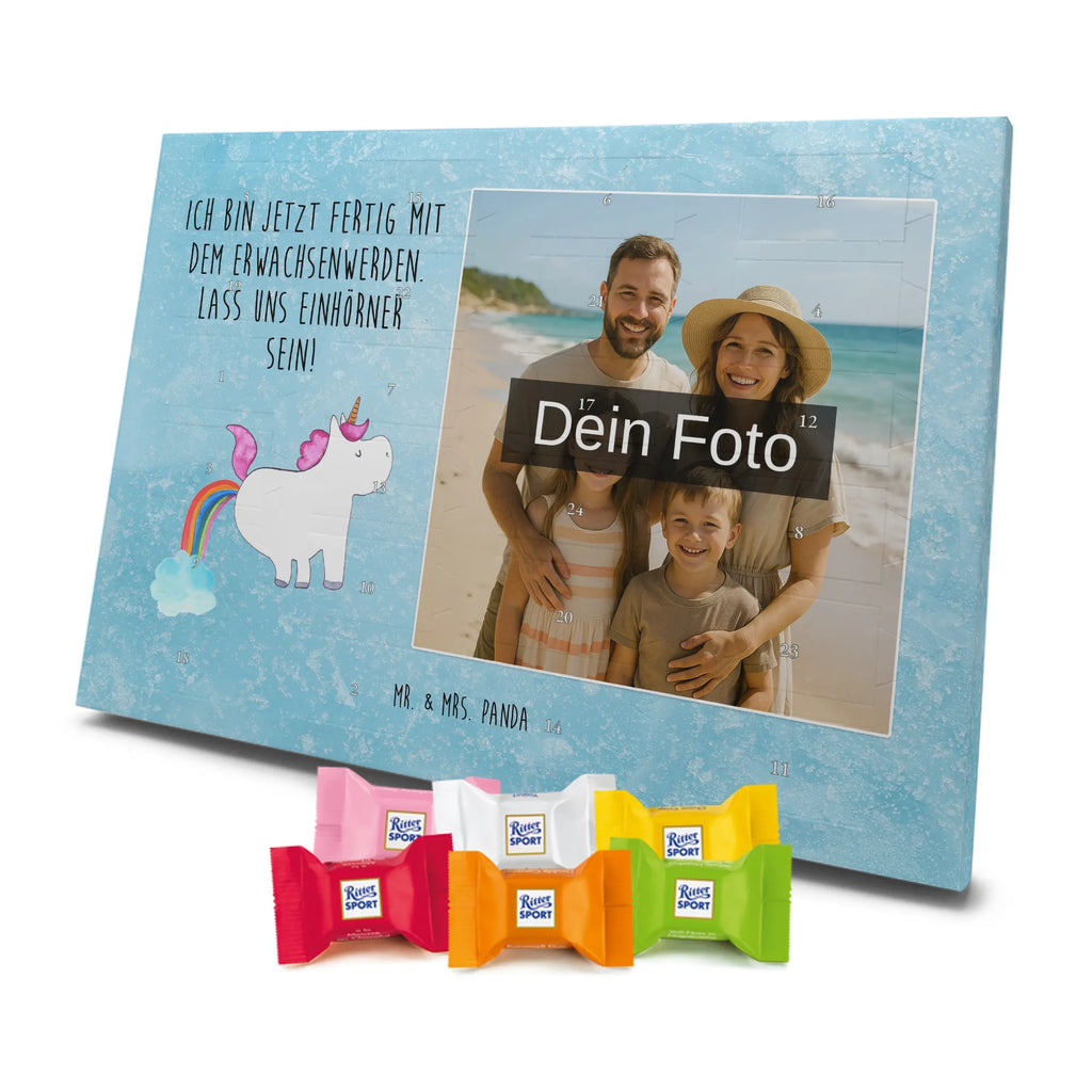 Personalisierter Schoko Foto Adventskalender Einhorn Pupsen Personalisierter Schoko Foto Adventskalender, Unicorn, Einhorn, Einhörner, Einhorn Deko, Regenbogen, Glitzer, Erwachsenwerden, Einhornpower, Pups, Lustig, Spaß, Freundin