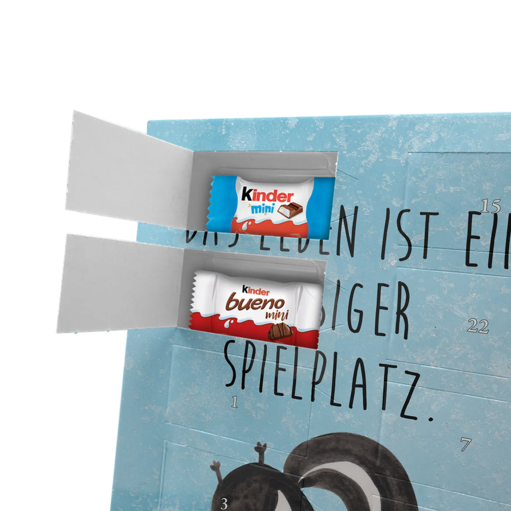 Personalisierter Schoko Foto Adventskalender Stinktier Handstand Personalisierter Schoko Foto Adventskalender, Stinktier, Skunk, Verpielt, Stinker, Raubtier, Spielplatz, Wildtier, Kind, Stinki