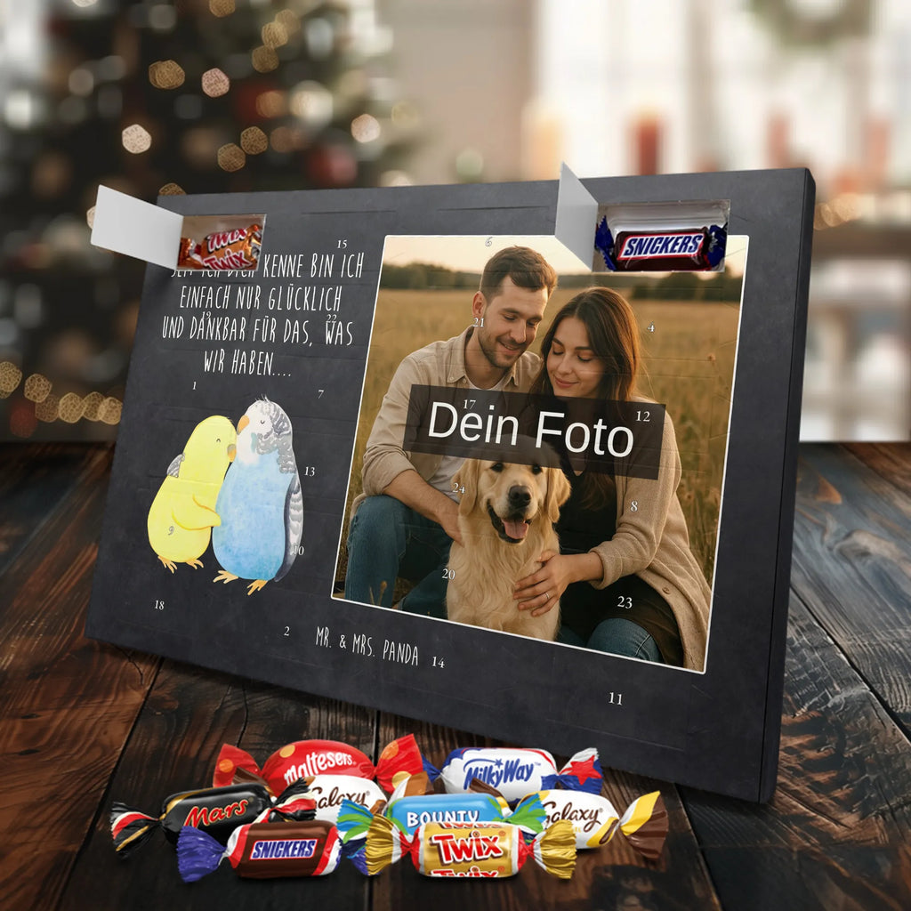 Personalisierter Schoko Foto Adventskalender Wellensittich Liebe Personalisierter Schoko Foto Adventskalender, Partner, Ehemann, Freundin, Ehefrau, Liebesgeschenk, Freund, Hocheitstag, Jahrestag, Heiratsantrag, Verlobung, Liebe, Heiraten, Kuscheln, Vögel, Nähe, Vertrauen, Wellensittich