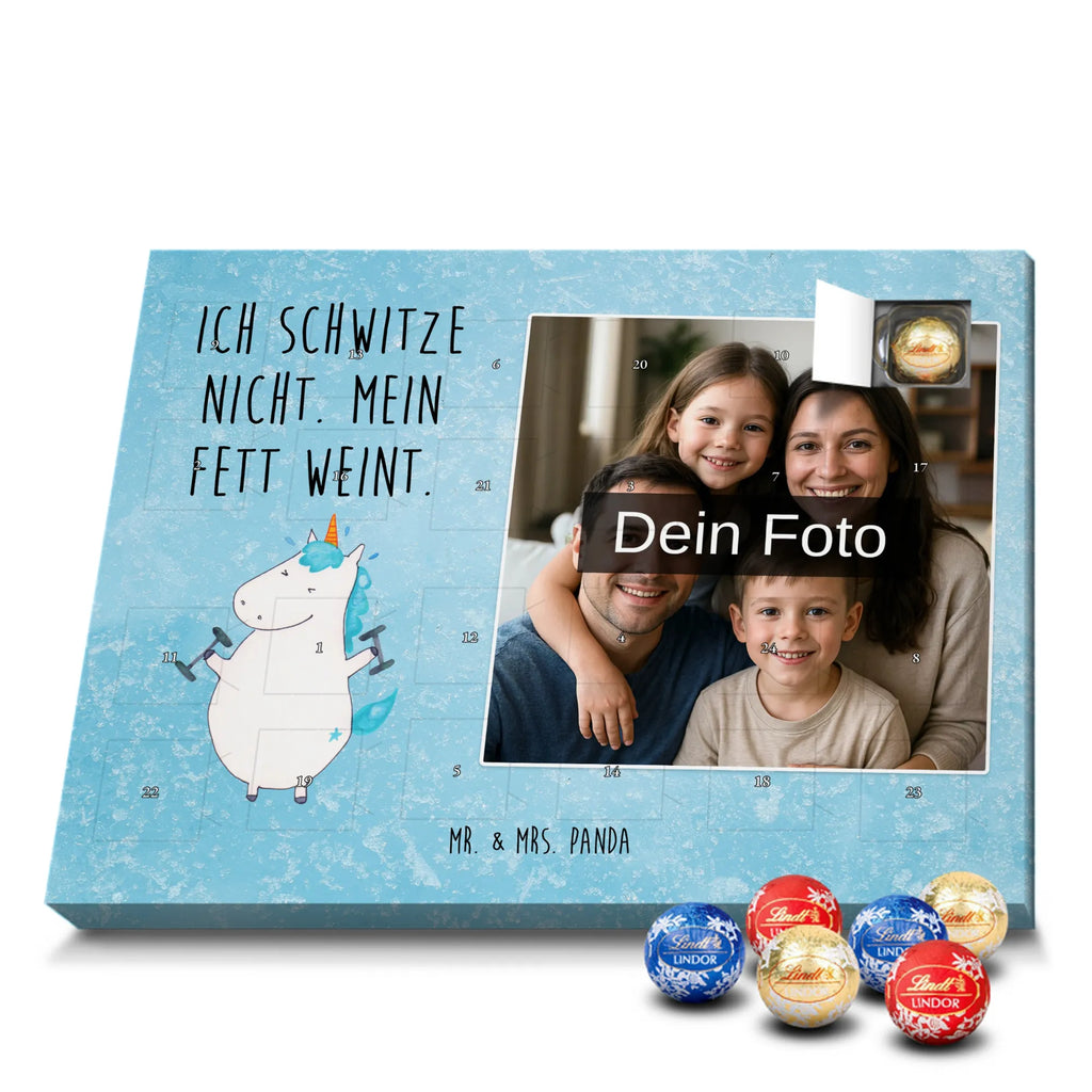 Personalisierter Schoko Foto Adventskalender Einhorn Fitness Personalisierter Schoko Foto Adventskalender, Unicorn, Einhorn, Einhörner, Einhorn Deko, Diät, Gym, Pumpen, Fitnessstudio, Sixpack, Sport, Abnehmen, Geräte, Fitness