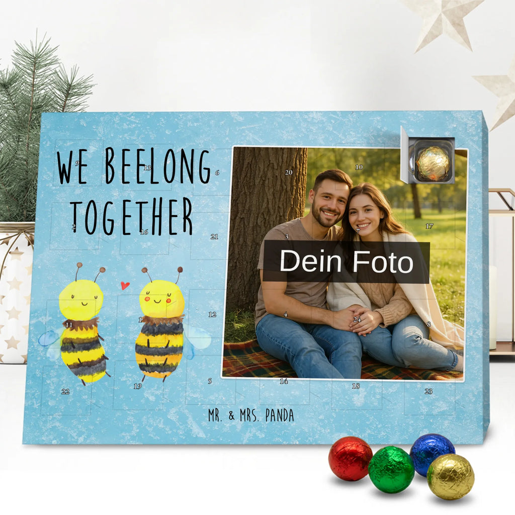 Personalisierter Schoko Foto Adventskalender Biene Verliebt Personalisierter Schoko Foto Adventskalender, Hummel, Wespe, Biene