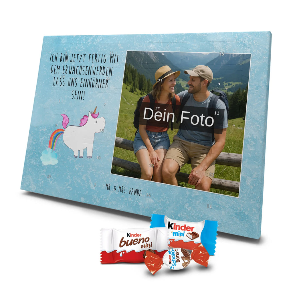 Personalisierter Schoko Foto Adventskalender Einhorn Pupsen Personalisierter Schoko Foto Adventskalender, Unicorn, Einhorn, Einhörner, Einhorn Deko, Regenbogen, Glitzer, Erwachsenwerden, Einhornpower, Pups, Lustig, Spaß, Freundin