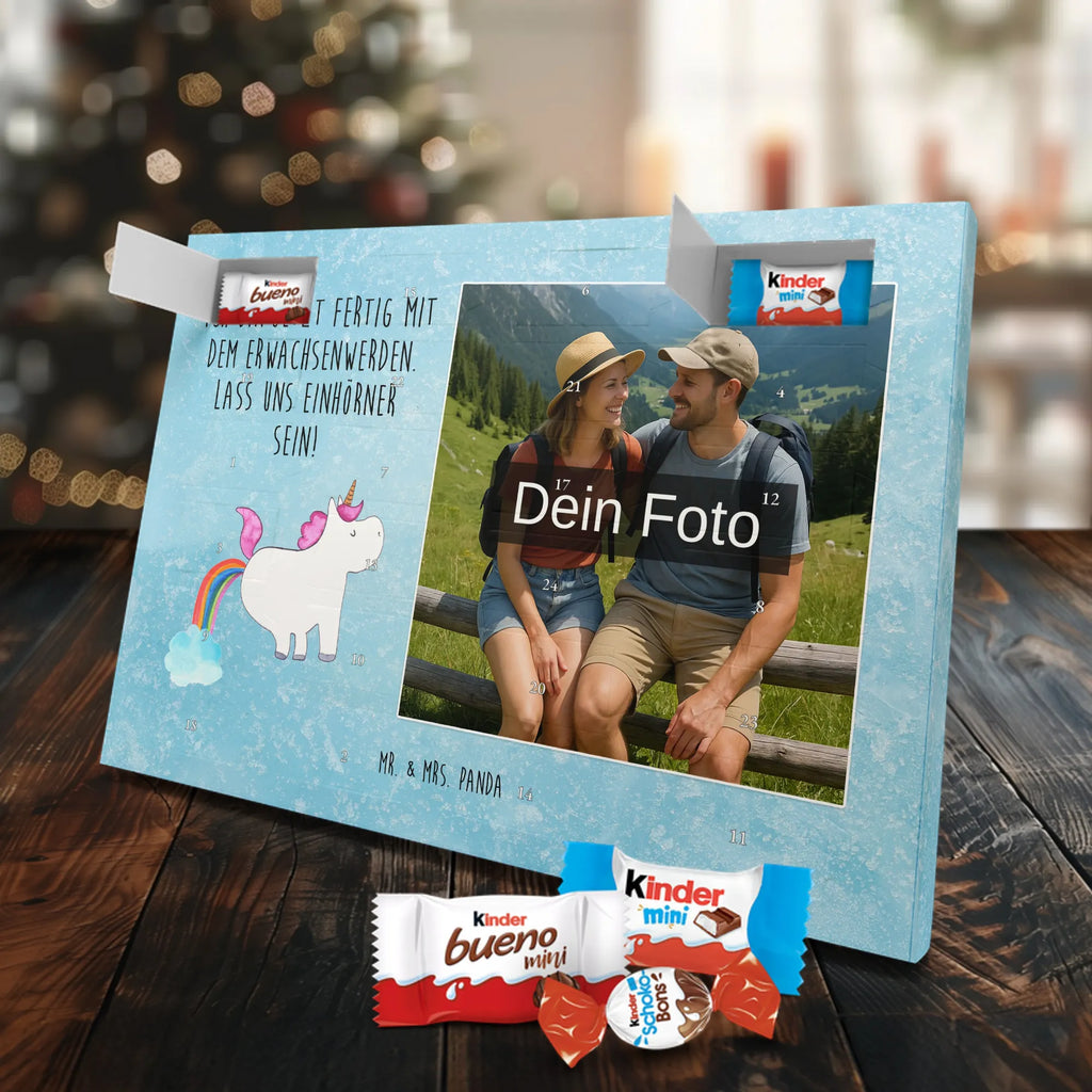 Personalisierter Schoko Foto Adventskalender Einhorn Pupsen Personalisierter Schoko Foto Adventskalender, Unicorn, Einhorn, Einhörner, Einhorn Deko, Regenbogen, Glitzer, Erwachsenwerden, Einhornpower, Pups, Lustig, Spaß, Freundin