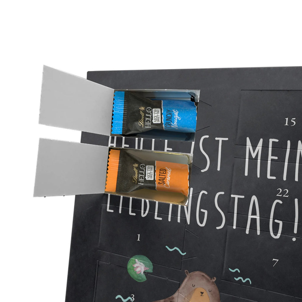 Personalisierter Schoko Foto Adventskalender Otter Seerose Personalisierter Schoko Foto Adventskalender, Fischotter, Seeotter, Otter, Otter Seeotter See Otter