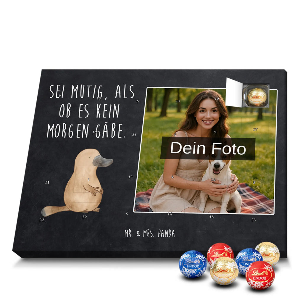 Personalisierter Schoko Foto Adventskalender Schnabeltier Mut Personalisierter Schoko Foto Adventskalender, Meerestiere, Urlaub, Meer, Büro, mutig, Motivation, Mut, Neuanfang, Arbeit, Raodtrip, Neustart, Weltreise, Lebensweisheit, Schnabeltiere, Schnabeltier, Training