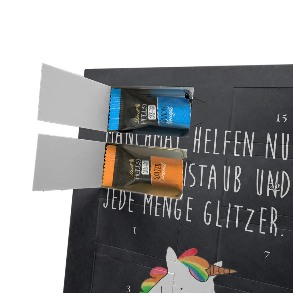 Jednorożec Smutny Personalisierter Schoko Foto Adventskalender, Unicorn, Einhorn, Einhörner, Einhorn Deko, Liebe, Blume, Glitzer, Trösten. Freundschaft, Trauer, Freunde, Grußkarte