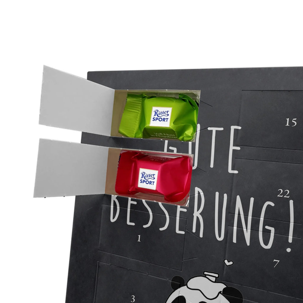  Panda Get well soon Personalisierter Schoko Foto Adventskalender