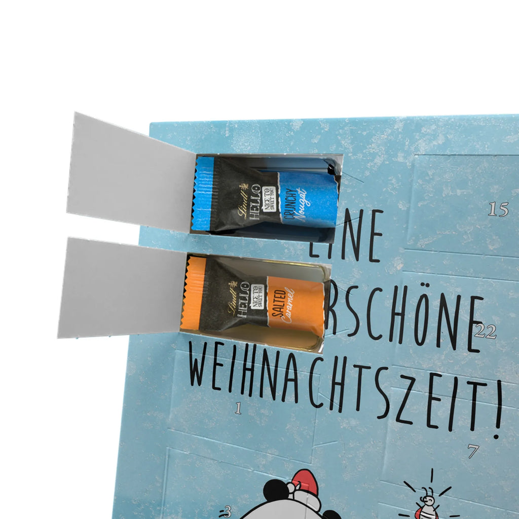  Panda Christmas Time Personalisierter Schoko Foto Adventskalender