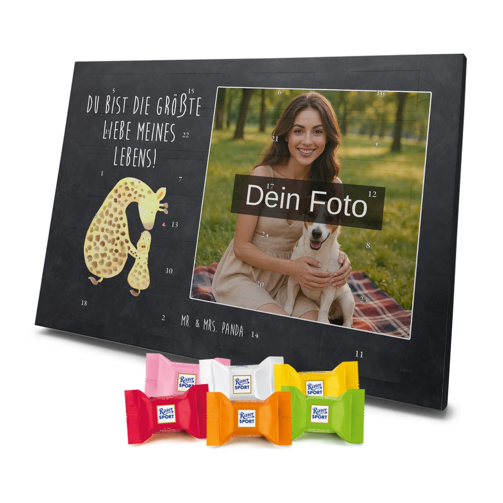 Personalisierter Schoko Foto Adventskalender Giraffe Kind Personalisierter Schoko Foto Adventskalender, Afrika, Wildtiere, Mutter, Sohn, Kind, Lieblingsmensch, Tochter, Giraffe, Mama