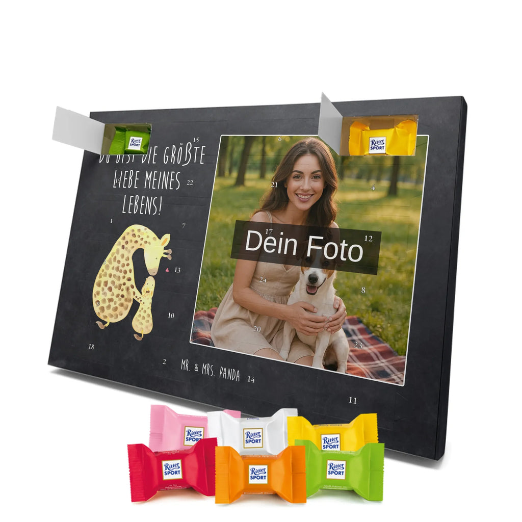 Personalisierter Schoko Foto Adventskalender Giraffe Kind Personalisierter Schoko Foto Adventskalender, Afrika, Wildtiere, Mutter, Sohn, Kind, Lieblingsmensch, Tochter, Giraffe, Mama