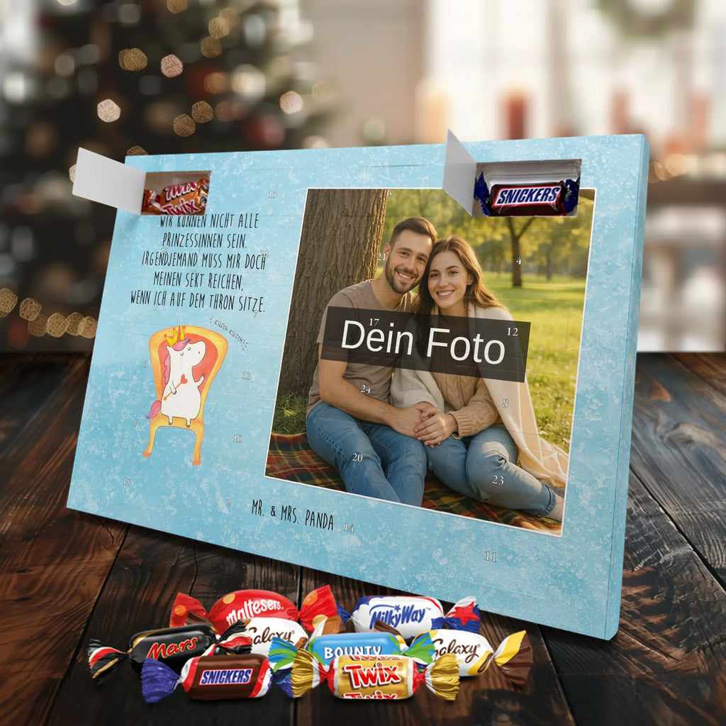 Personalisierter Schoko Foto Adventskalender Einhorn König Personalisierter Schoko Foto Adventskalender, Unicorn, Einhorn, Einhörner, Einhorn Deko, Kaiser, Präsident, Prinzessin, König, Bundeskanzler, Herrscher, Krone