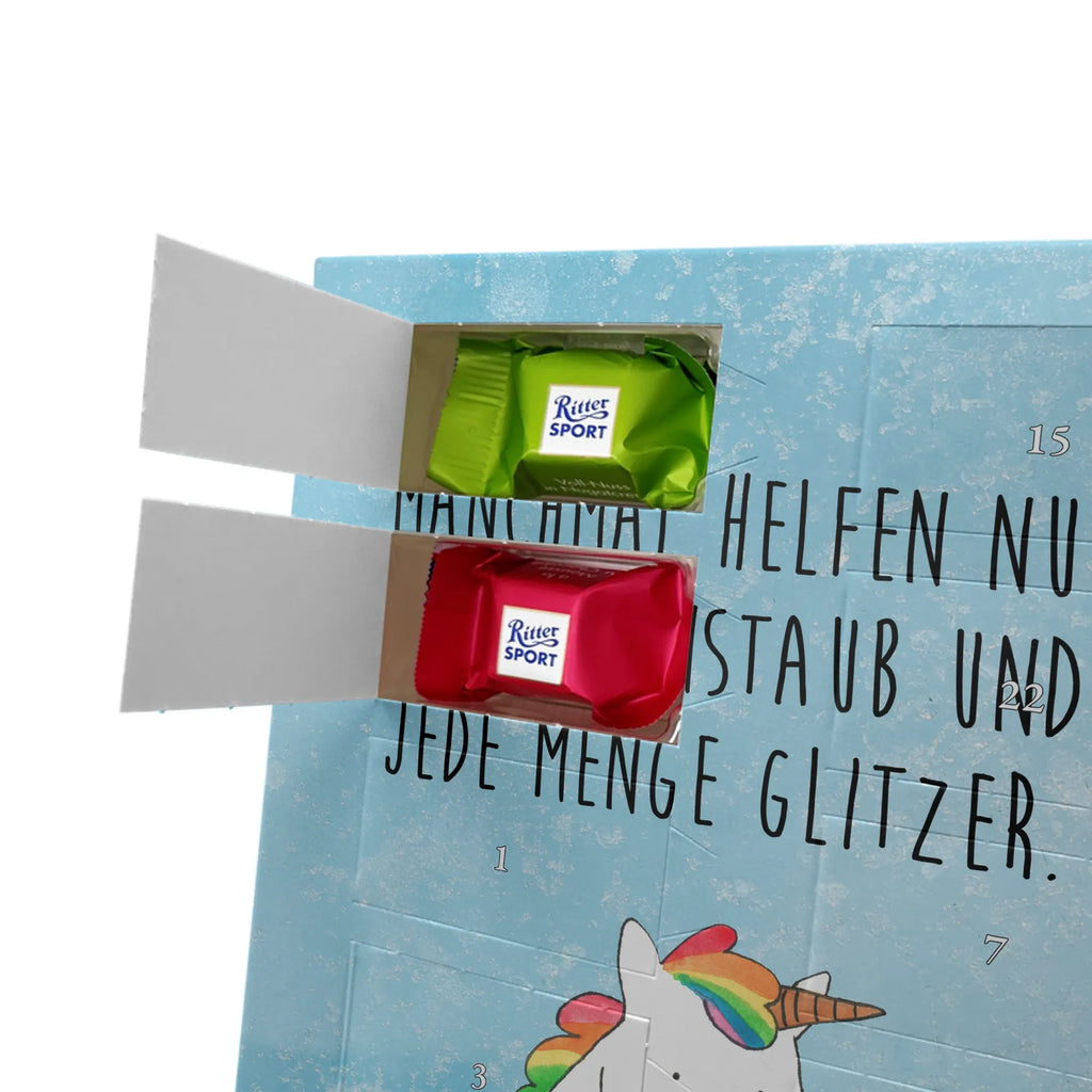  Jednorożec Smutny Personalisierter Schoko Foto Adventskalender, Unicorn, Einhorn, Einhörner, Einhorn Deko, Liebe, Blume, Glitzer, Trösten. Freundschaft, Trauer, Freunde, Grußkarte