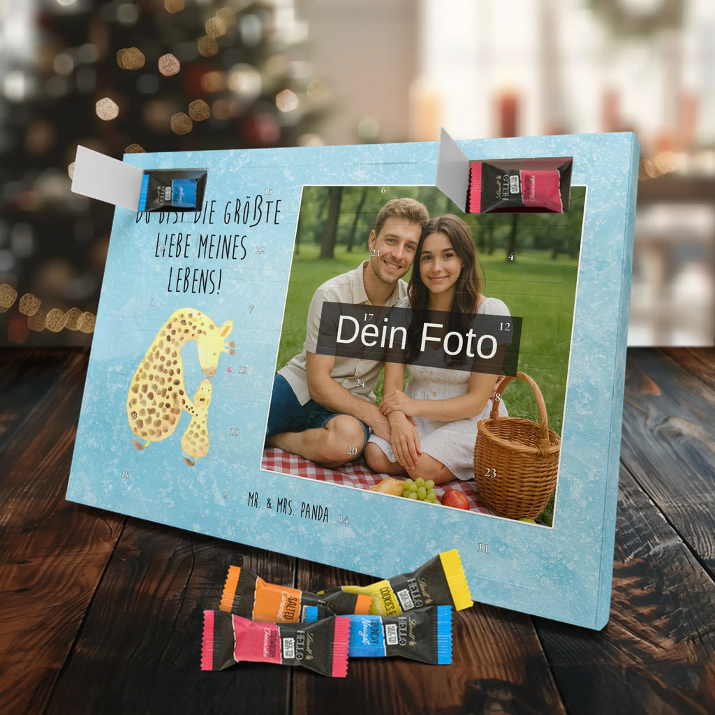 Personalisierter Schoko Foto Adventskalender Giraffe Kind Personalisierter Schoko Foto Adventskalender, Afrika, Wildtiere, Mutter, Sohn, Kind, Lieblingsmensch, Tochter, Giraffe, Mama