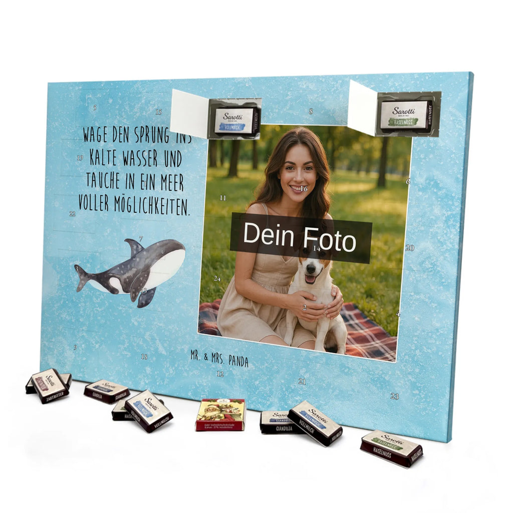Personalisierter Schoko Foto Adventskalender Orca Personalisierter Schoko Foto Adventskalender, Meerestiere, Urlaub, Meer, Büro, Startup, Neustart, Orca, Motivation, Orcas, Selbstliebe, Killerwal, Arbeit, Möglichkeiten, Wal