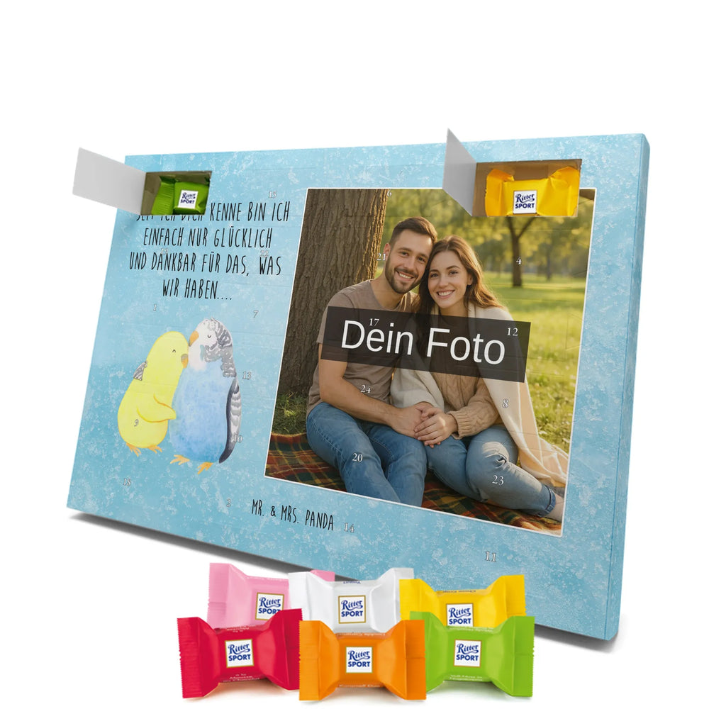 Personalisierter Schoko Foto Adventskalender Wellensittich Liebe Personalisierter Schoko Foto Adventskalender, Partner, Ehemann, Freundin, Ehefrau, Liebesgeschenk, Freund, Hocheitstag, Jahrestag, Heiratsantrag, Verlobung, Liebe, Heiraten, Kuscheln, Vögel, Nähe, Vertrauen, Wellensittich
