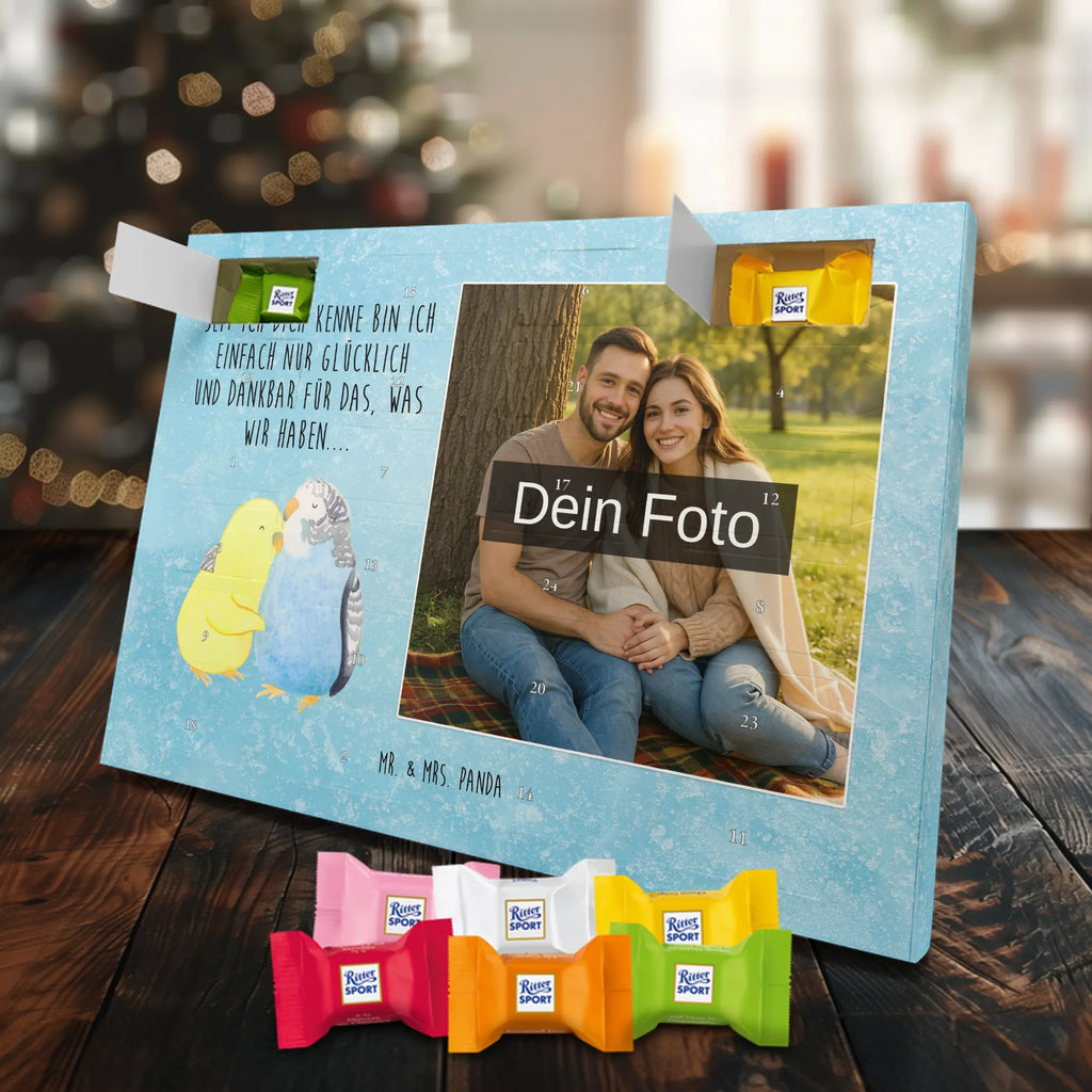 Personalisierter Schoko Foto Adventskalender Wellensittich Liebe Personalisierter Schoko Foto Adventskalender, Partner, Ehemann, Freundin, Ehefrau, Liebesgeschenk, Freund, Hocheitstag, Jahrestag, Heiratsantrag, Verlobung, Liebe, Heiraten, Kuscheln, Vögel, Nähe, Vertrauen, Wellensittich