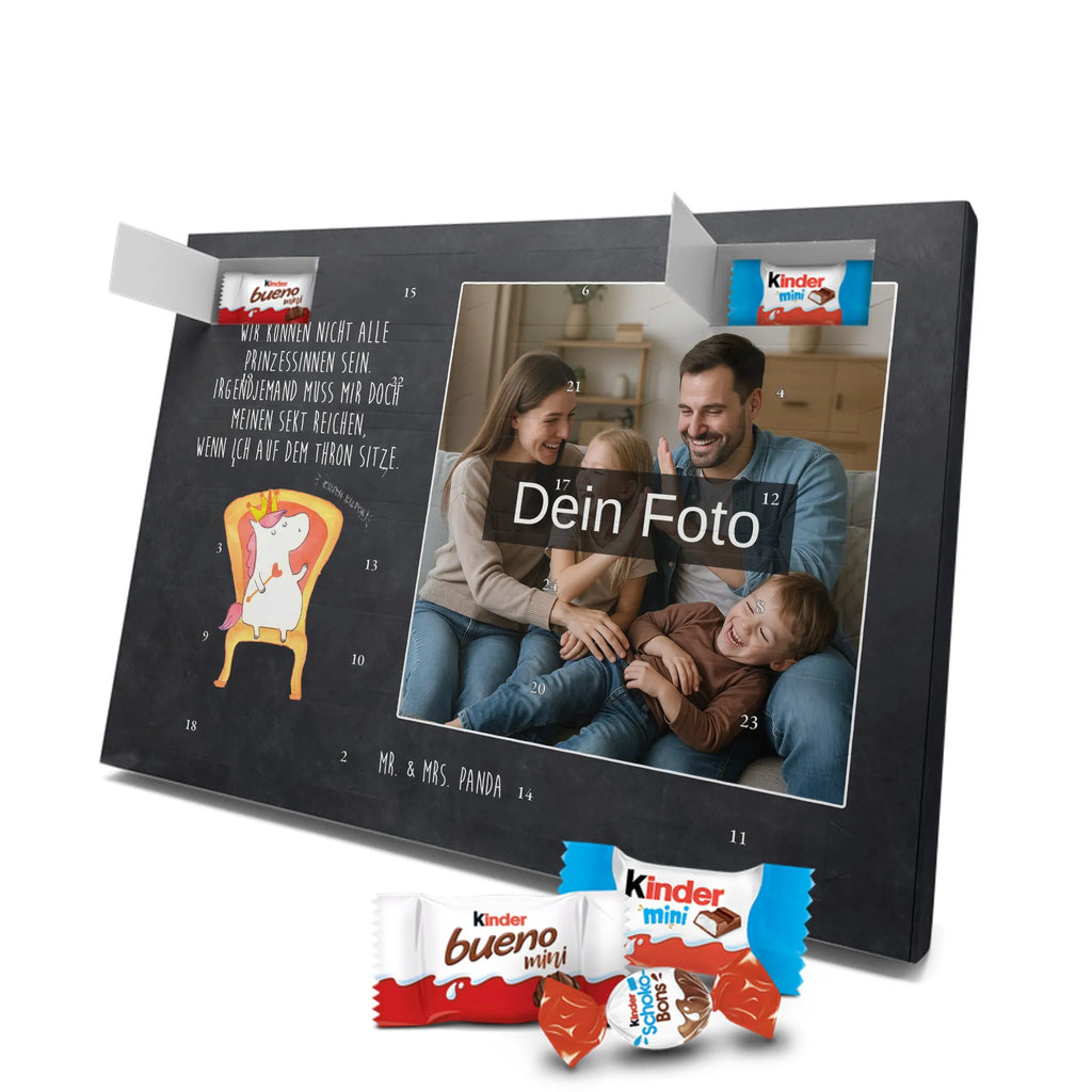 Personalisierter Schoko Foto Adventskalender Einhorn König Personalisierter Schoko Foto Adventskalender, Unicorn, Einhorn, Einhörner, Einhorn Deko, Kaiser, Präsident, Prinzessin, König, Bundeskanzler, Herrscher, Krone