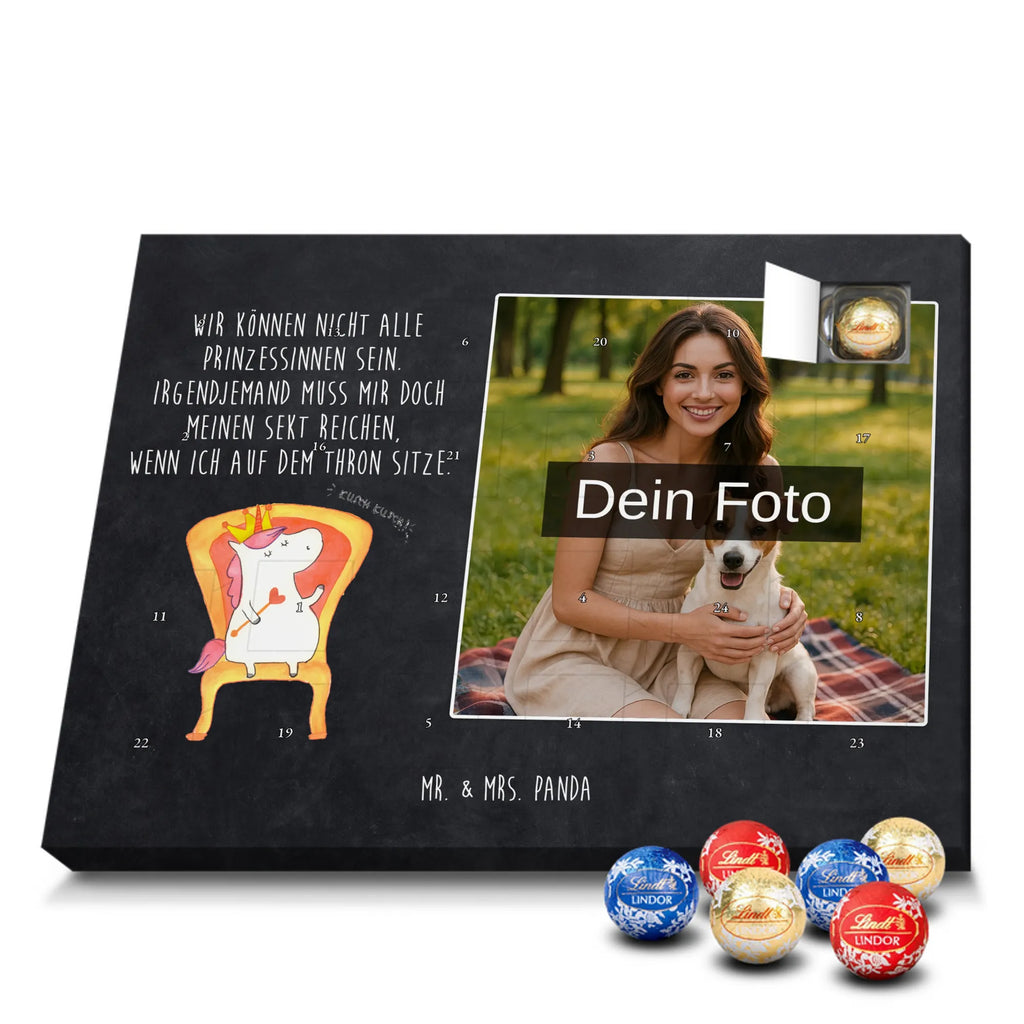 Personalisierter Schoko Foto Adventskalender Einhorn König Personalisierter Schoko Foto Adventskalender, Unicorn, Einhorn, Einhörner, Einhorn Deko, Kaiser, Präsident, Prinzessin, König, Bundeskanzler, Herrscher, Krone
