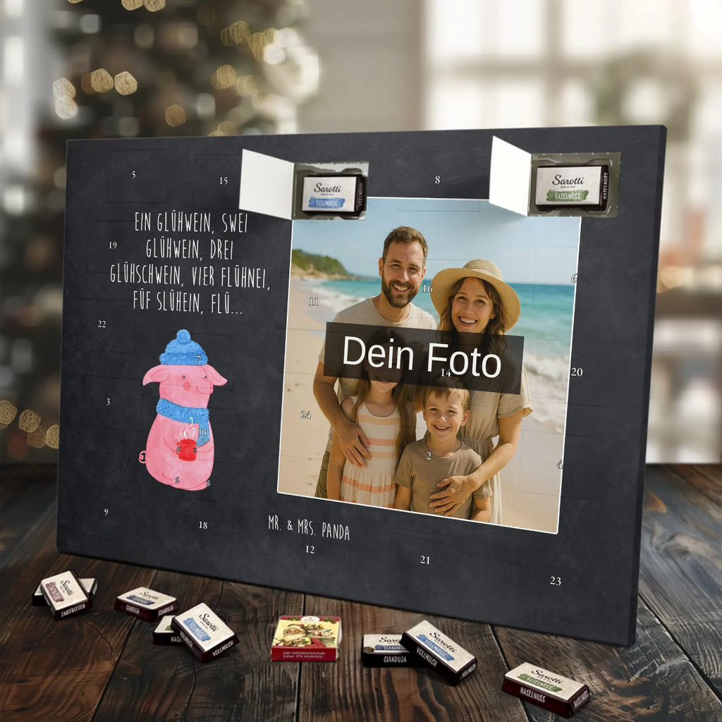 Personalisierter Schoko Foto Adventskalender Schweinchen Glühwein Personalisierter Schoko Foto Adventskalender, Winter, Wintermotiv, Advent, Nikolaus, Weihnachten, Weihnachtsdeko, Heiligabend, Spruch, Glühwein, Weihnachtsmarkt, Betrunken