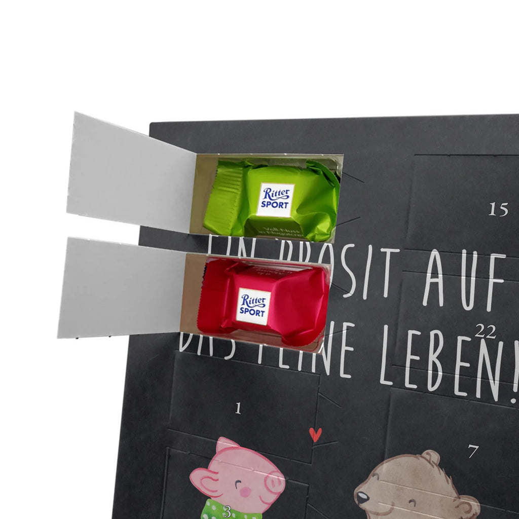 Personalisierter Schoko Foto Adventskalender Glühschwein Sause Personalisierter Schoko Foto Adventskalender, Winter, Wintermotiv, Advent, Nikolaus, Weihnachten, Weihnachtsdeko, Heiligabend, Alles Gute, Prost, Schwein, Weihnachtszeit, Bär