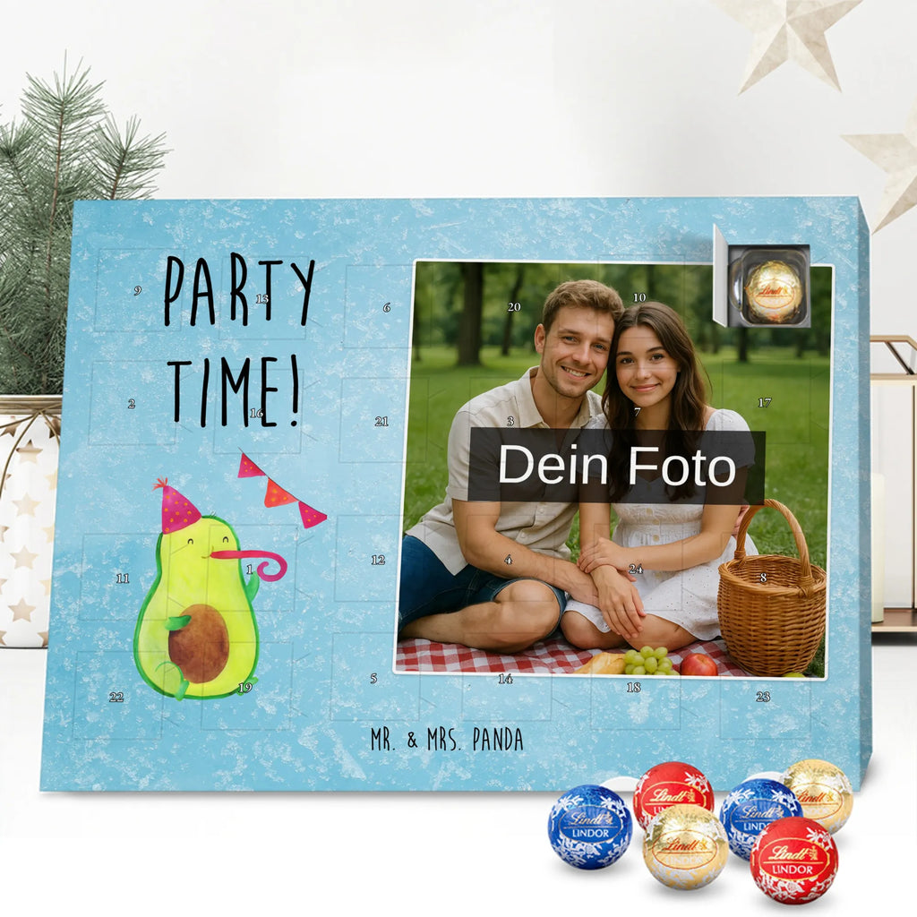 Personalisierter Schoko Foto Adventskalender Avocado Party Zeit Personalisierter Schoko Foto Adventskalender, Gesund, Veggie, Avocado, Vegan