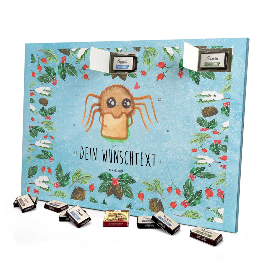 Adventskalender mit Namen Spinne Agathe Sandwich Adventskalender mit Namen, Personalisierter Adventskalender, Videos, Spinne, Merchandise, Spinne Agathe, Agathe, Hungrig, Hunger, Alles Wird gut, Lebensfreude, Glück, Verfressen, Mut