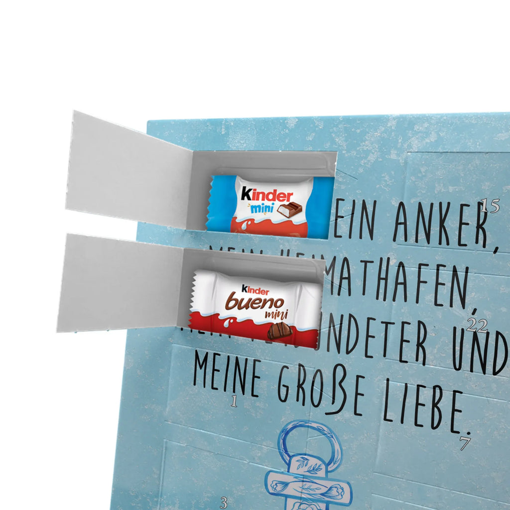 Personalisierter Schoko Foto Adventskalender Anker Blau Personalisierter Schoko Foto Adventskalender, Gute Laune, Lustige Sprüche, Tiere, Tiermotive