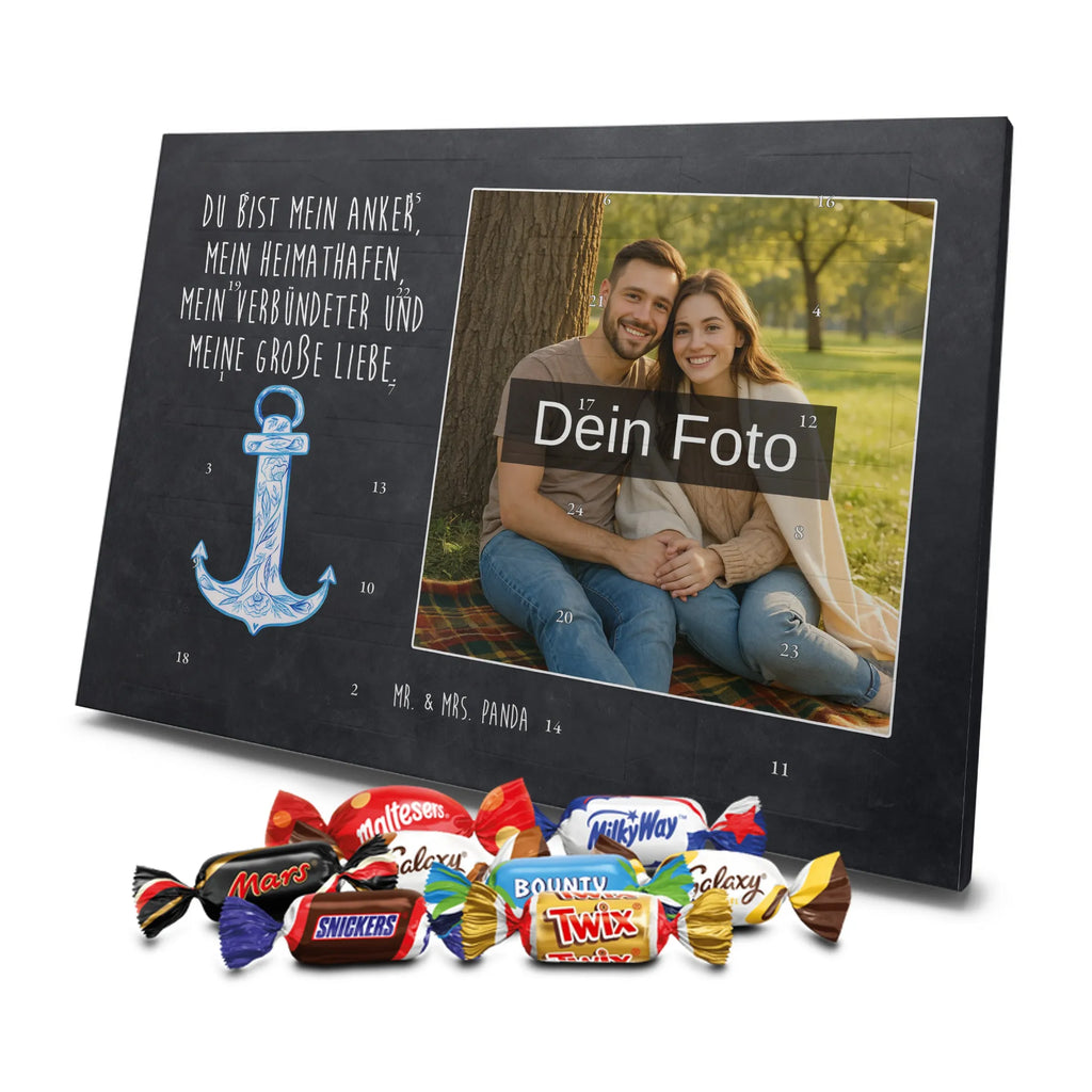 Personalisierter Schoko Foto Adventskalender Anker Blau Personalisierter Schoko Foto Adventskalender, Gute Laune, Lustige Sprüche, Tiere, Tiermotive
