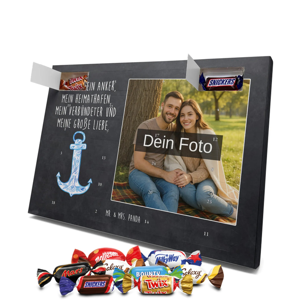 Personalisierter Schoko Foto Adventskalender Anker Blau Personalisierter Schoko Foto Adventskalender, Gute Laune, Lustige Sprüche, Tiere, Tiermotive