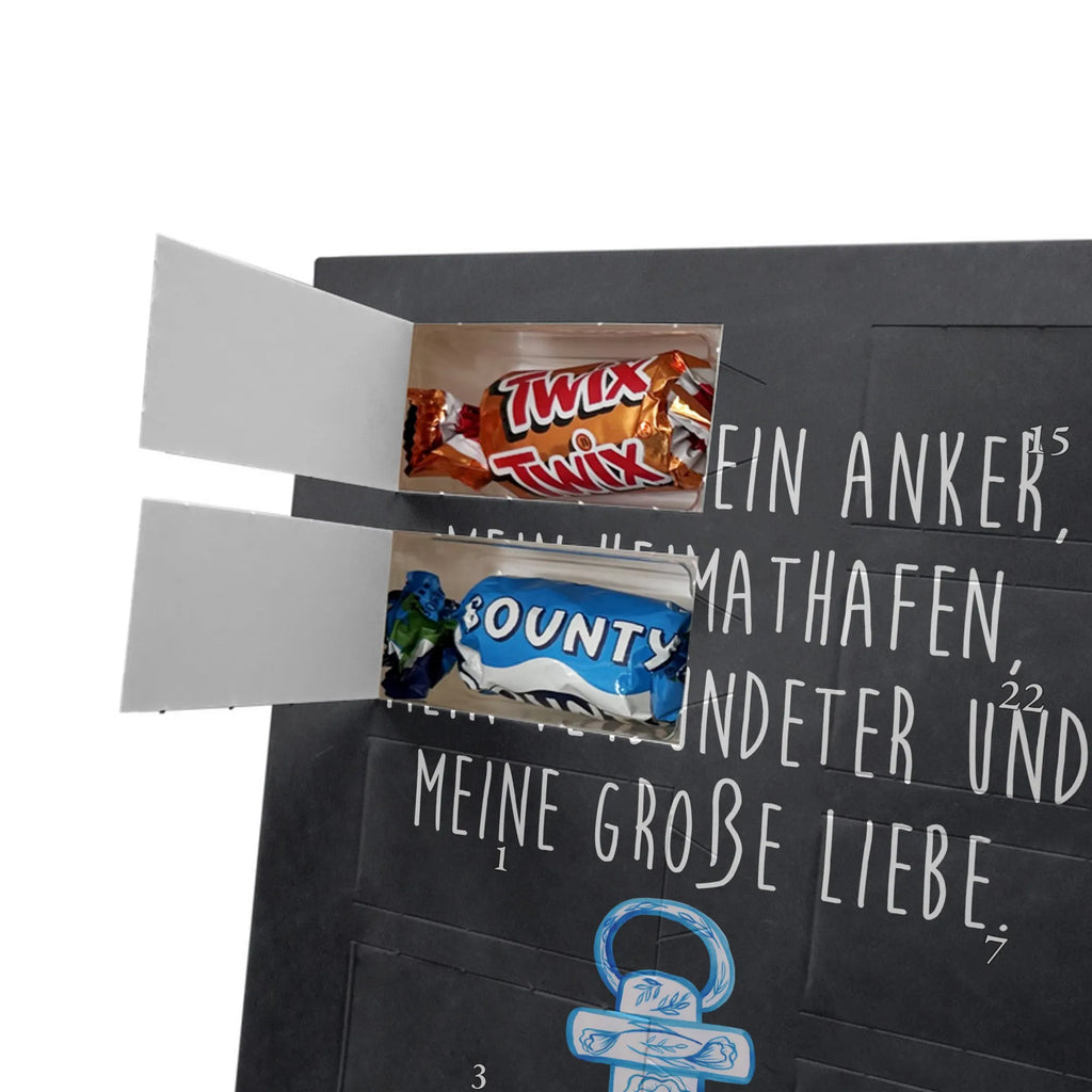 Personalisierter Schoko Foto Adventskalender Anker Blau Personalisierter Schoko Foto Adventskalender, Gute Laune, Lustige Sprüche, Tiere, Tiermotive