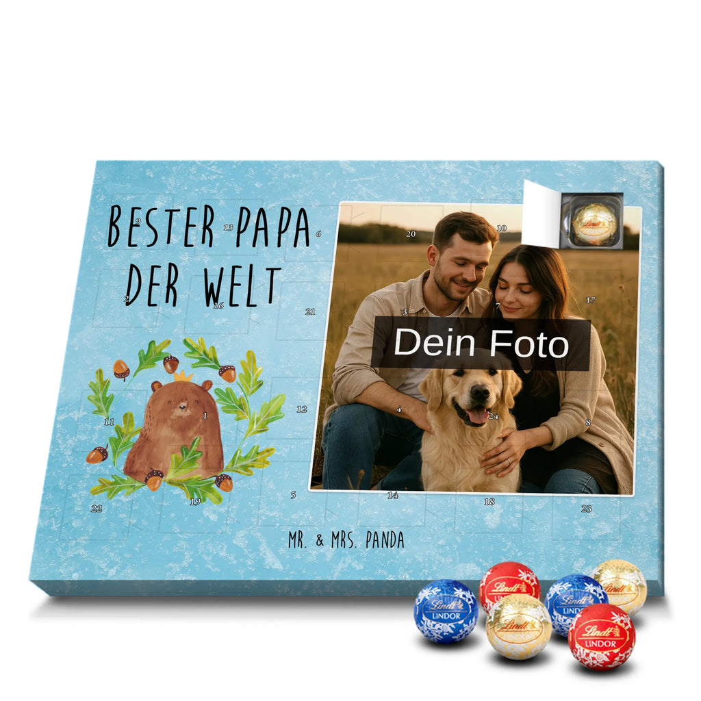 Personalisierter Schoko Foto Adventskalender Bär König Personalisierter Schoko Foto Adventskalender, Teddybär, Teddy, Bär, Vater, Bester Vater, Dad, Vatertag, Daddy, Bester Papa, Papa Bär, Papi, Weltbester Papa, Papa