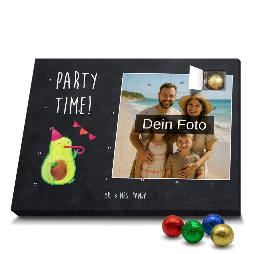 Personalisierter Schoko Foto Adventskalender Avocado Party Zeit Personalisierter Schoko Foto Adventskalender, Gesund, Veggie, Avocado, Vegan