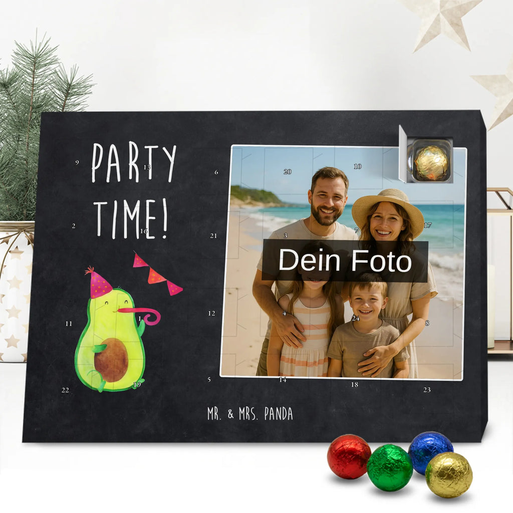 Personalisierter Schoko Foto Adventskalender Avocado Party Zeit Personalisierter Schoko Foto Adventskalender, Gesund, Veggie, Avocado, Vegan