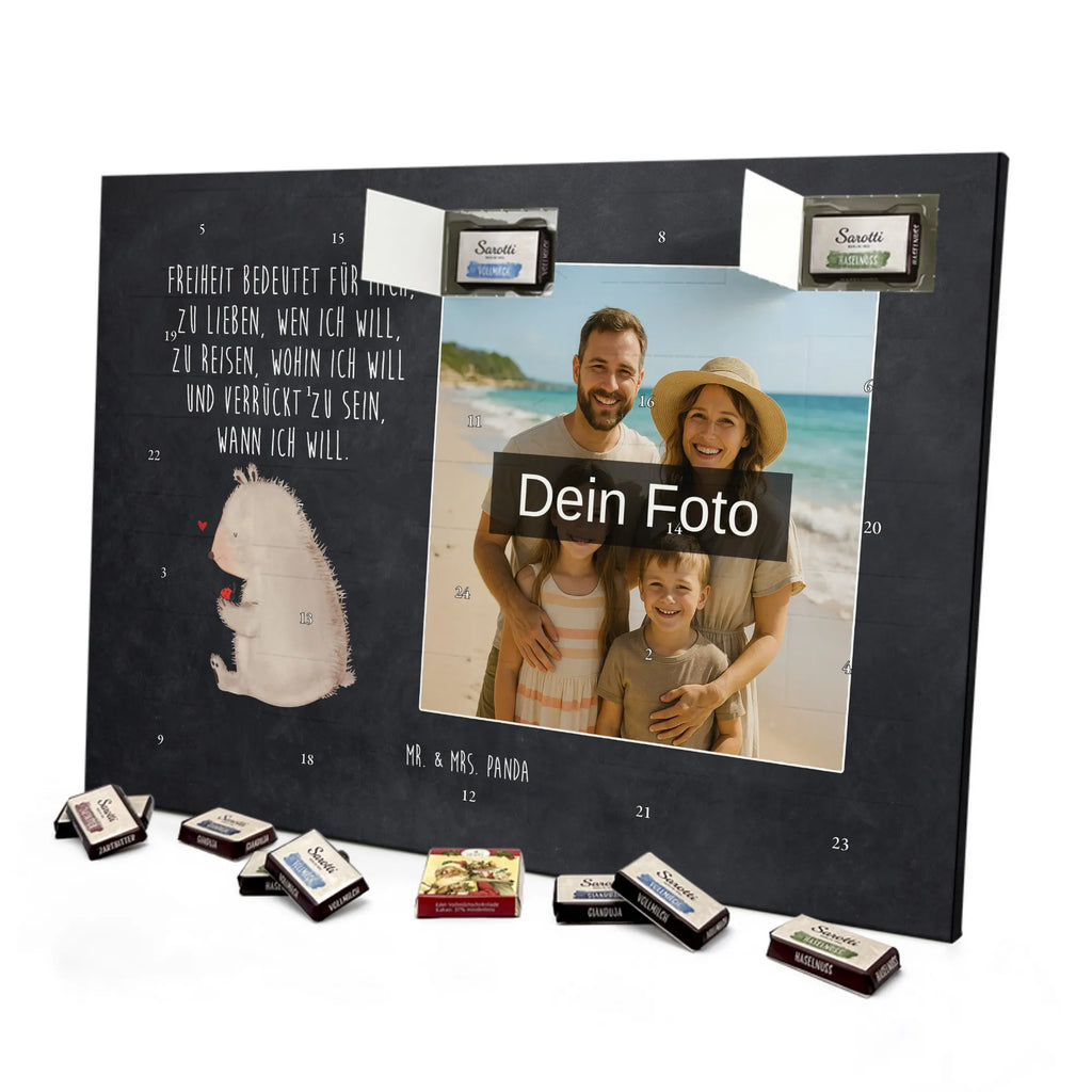 Personalisierter Schoko Foto Adventskalender Bär Marienkäfer Personalisierter Schoko Foto Adventskalender, Teddybär, Teddy, Bär, Freiheit, Liebe, Das Leben Ist schön, Motivation, Marienkäfer
